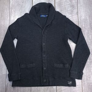 Polo by Ralph Lauren Black Cardigan Sweater